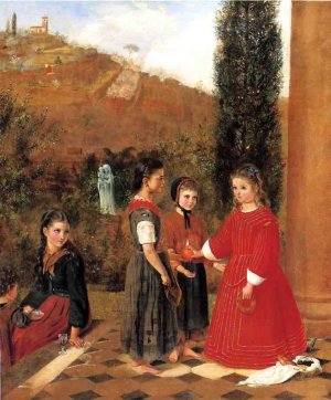 Charity Oil painting by Francesca Alexander