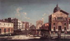 San Giuseppe di Castello Oil painting by Francesco Albotto