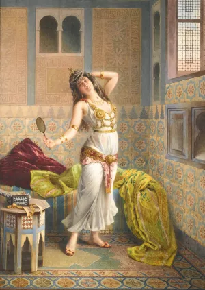Preparing For The Dance by Francesco Ballesio Oil Painting