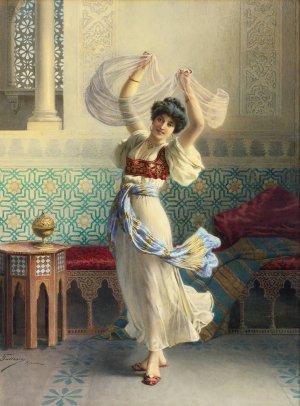 The Dance Of The Veils by Francesco Ballesio Oil Painting