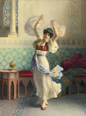 The Dance Of The Veils Oil painting by Francesco Ballesio