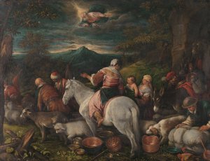 Abraham Leaves Haran by Francesco Bassano The Younger Oil Painting