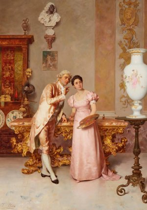Finishing Touches by Francesco Beda Oil Painting