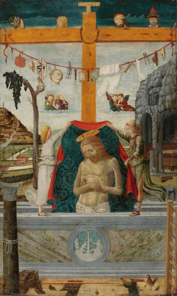 Imago Pietatis by Francesco Benaglio - Hand-Painted Oil Painting Reproduction