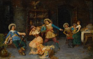 Life of the Party by Francesco Bergamini Oil Painting