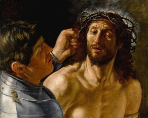 The Mocking Of Christ by Francesco Boneri Oil Painting