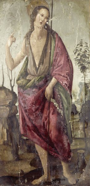 John the Baptist by Francesco Botticini Oil Painting