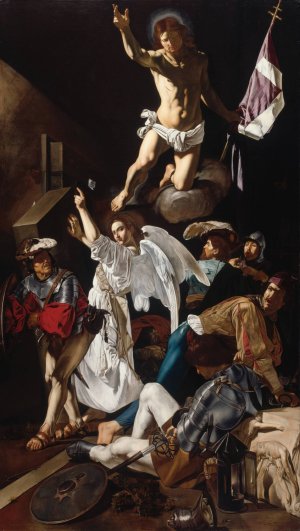 The Resurrection by Francesco Buoneri Oil Painting