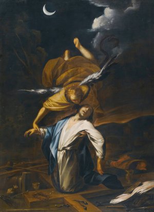 The Agony In The Garden by Francesco Cairo Oil Painting