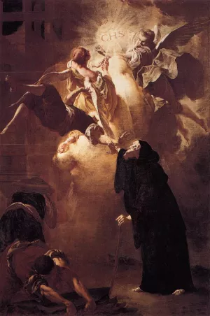 Miracle of San Francesco da Paola Oil painting by Francesco Cappella