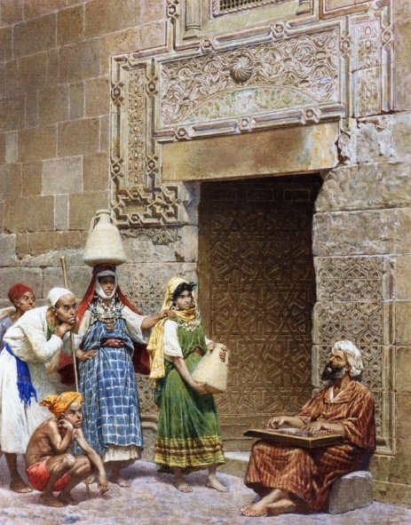 Main Product Photo of The Blind Musician Painting by Francesco Coleman