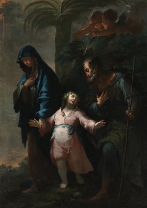 Return to Nazareth by Francesco Conti Oil Painting