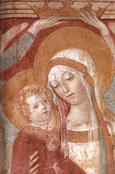 Main Product Photo of Madonna and Child with Angels Detail Painting by Francesco Di Giorgio Martini