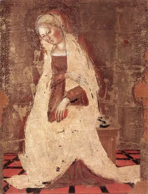 Madonna Annunciate by Francesco Di Giorgio Martini Oil Painting