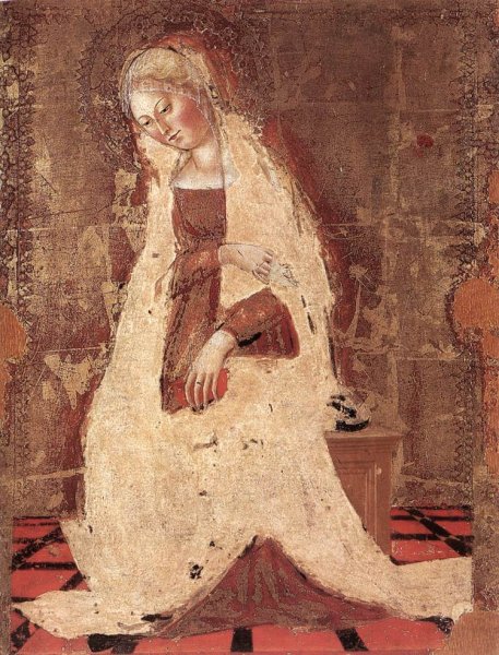 Madonna Annunciate by Francesco Di Giorgio Martini - Hand-Painted Oil Painting Reproduction