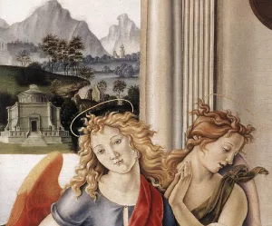 Nativity Detail painting by Francesco Di Giorgio Martini