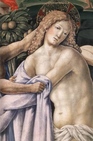 The Disrobing of Christ Detail by Francesco Di Giorgio Martini Oil Painting