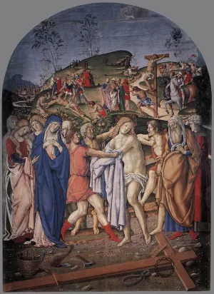 The Disrobing of Christ by Francesco Di Giorgio Martini Oil Painting