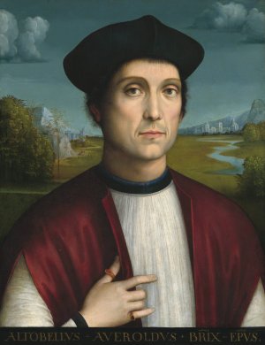 Bishop Altobello Averoldo by Francesco Francia Oil Painting