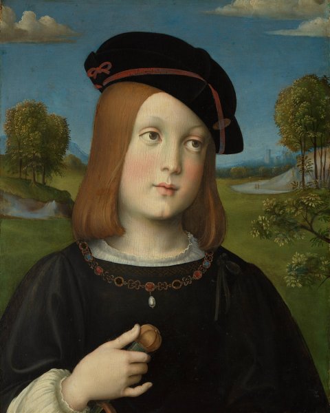 Federico Gonzaga  by Francesco Francia - Hand-Painted Oil Painting Reproduction