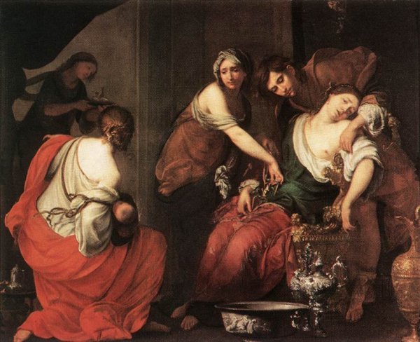 The Birth of Rachel by Francesco Furini - Hand-Painted Oil Painting Reproduction