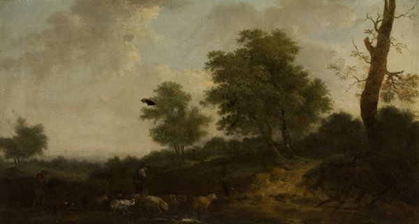 Main Product Photo of Forest landscape Painting by Francesco Giuseppe Casanova