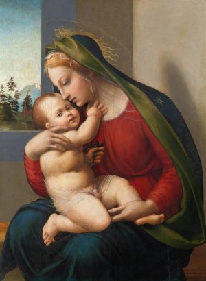Madonna and Child by Francesco Granacci Oil Painting