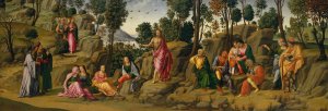 Saint John the Baptist Bearing Witness by Francesco Granacci Oil Painting