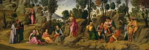 Saint John the Baptist Bearing Witness by Francesco Granacci Oil Painting