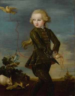 Portrait of a boy of the Gradenigo family, possibly Ferigo by Francesco Guardi Oil Painting