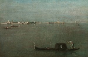The Grey Lagoon by Francesco Guardi Oil Painting