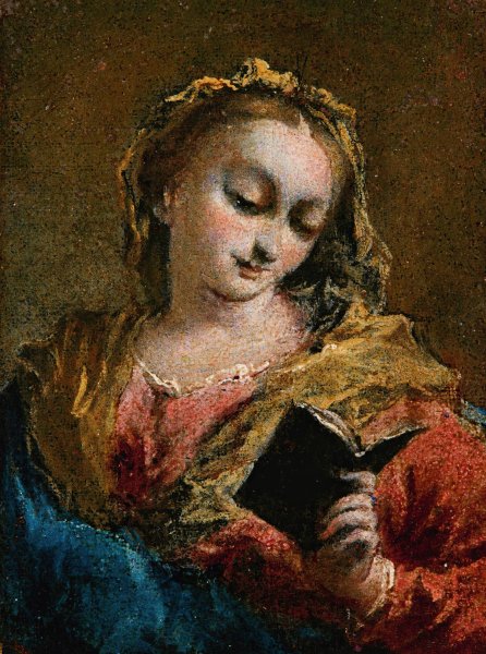 The Madonna Annunciate by Francesco Guardi - Hand-Painted Oil Painting Reproduction
