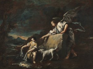 Tobias and the Angel by Francesco Guardi Oil Painting