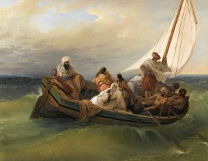 Flight from Chios by Francesco Hayez Oil Painting