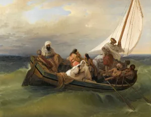 Flight from Chios by Francesco Hayez Flight from Chios by Francesco Hayez Oil Painting