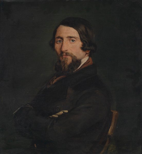 Main Product Photo of Herrenbildnis Painting by Francesco Hayez