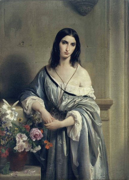 Main Product Photo of Melancholy  Painting by Francesco Hayez
