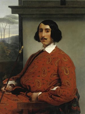 Portrait of a Gentleman by Francesco Hayez Oil Painting
