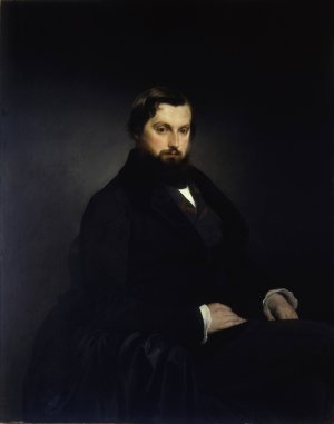 Portrait of Gian Giacomo Poldi Pezzoli by Francesco Hayez Oil Painting