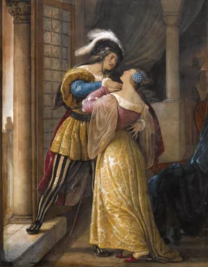 Romeo and Juliet by Francesco Hayez Romeo and Juliet by Francesco Hayez Oil Painting