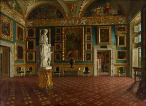Sala dell'Iliade in the Pitti Palace, Florence by Francesco Maestosi Oil Painting