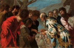 Joseph Sold By His Brothers by Francesco Maffei Oil Painting