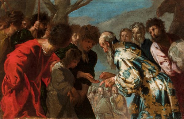 Main Product Photo of Joseph Sold By His Brothers  Painting by Francesco Maffei