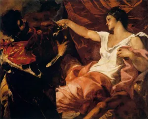 Mythological Scene by Francesco Maffei Oil Painting