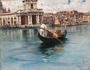 Canal Grande by Francesco Mancini Oil Painting