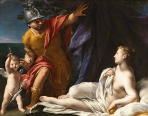 Venus and Mars with Cupid by Francesco Mancini Oil Painting