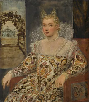 Portrait Of A Noblewoman by Francesco Montemezzano Oil Painting