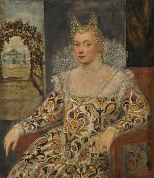 Portrait Of A Noblewoman by Francesco Montemezzano - Hand-Painted Oil Painting Reproduction
