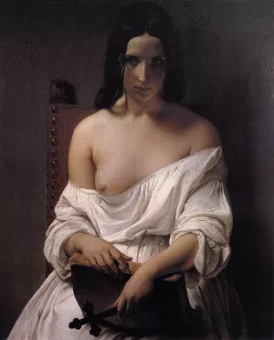 Meditation on the History of Italy Oil painting by Francesco Paolo Hayez