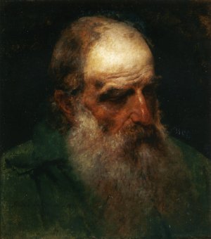 Studio dal Vero di Testa di Vecchio also known as Self Portrait by Francesco Paolo Hayez Oil Painting